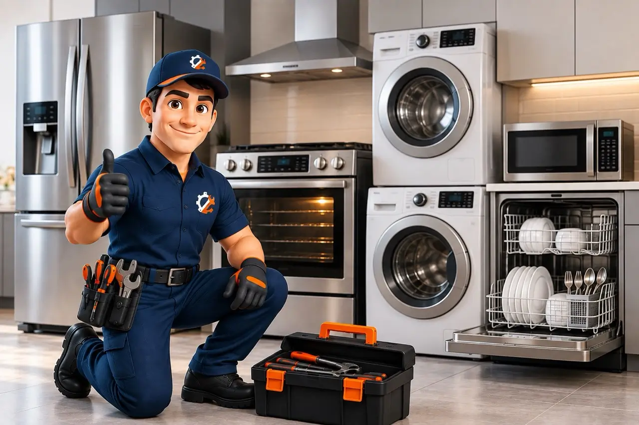 Certified Appliance Repair Knights Expert Technician with Kitchen and Laundry Appliances in Brampton