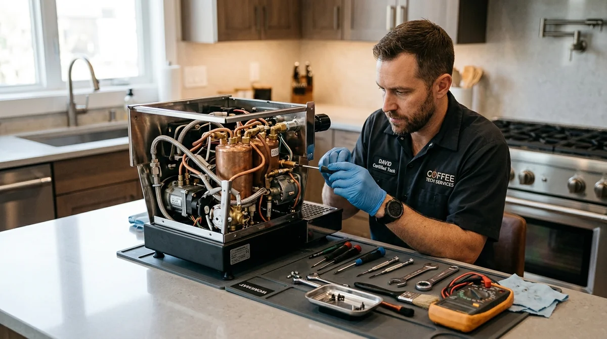 Residential Built-In and Countertop Coffee Machine Repair